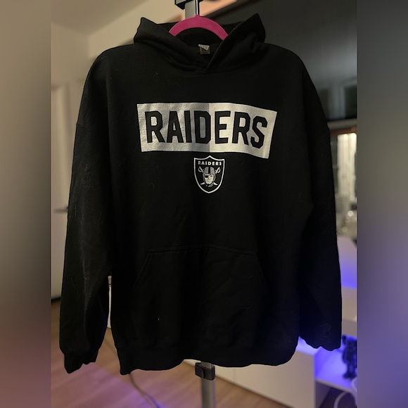 Team Apparel Other - Las Vegas Raiders NFL Team Apparel Men's Thermal Hoodie Size XL